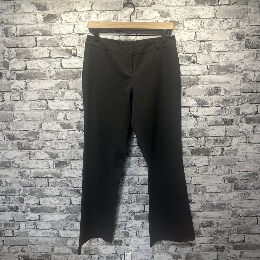 EUC New York & Company Stretch Black Flared Dress Pants Size 6P